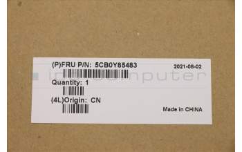 Lenovo 5CB0Y85483 C-Abdeckung mit Tastatur, Englisch (US, Euro), Grau, Ohne_Hintergrundbeleuchtung, Ohne_Fingerabdruckscanner