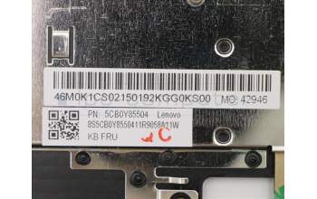 Lenovo 5CB0Y85504 COVER Upper Case ASM_AR-E BL FP W81X1GY