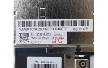 Lenovo 5CB0Y85552 COVER Upper Case ASM_US W 81X1 LT