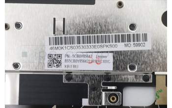 Lenovo 5CB0Y85642 COVER Upper Case ASM_CZ-SK BL FP W81X1LT