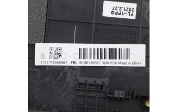Lenovo 5CB0Y88950 COVER Upper C81YH PL_BLK FP BLKB_NORDI