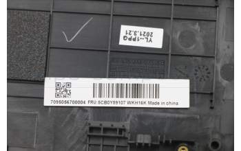 Lenovo 5CB0Y89107 COVER Upper C81YH PL_BLK NFP NBLKB_SW