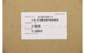 Lenovo 5CB0Y89111 C-Abdeckung mit Tastatur, Deutsch, Silbern, Hintergrundbeleuchtung, Fingerabdruck