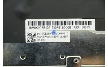 Lenovo 5CB0Y97623 COVER Upper Case ASM_UKR BL FP W81X3PG