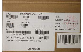 Lenovo 5CB0Z20926 C-Cover with keyboard, Ukraine, Chameleon Blue, Backlight