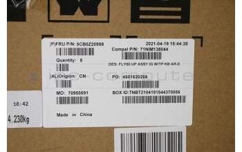 Lenovo 5CB0Z20998 COVER UpperCase ASM C81YT KB AR-E