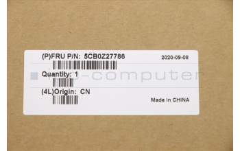 Lenovo 5CB0Z27786 C-Abdeckung mit Tastatur, USA – Englisch, Tiefblau, Ohne_Hintergrundbeleuchtung