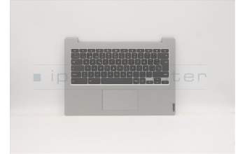 Lenovo 5CB0Z27813 C-Cover with keyboard, Spanish, Platinum Grey, Non-Backlight, UK