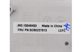 Lenovo 5CB0Z27813 C-Cover with keyboard, Spanish, Platinum Grey, Non-Backlight, UK