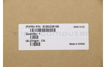 Lenovo 5CB0Z28156 C-Cover with keyboard, Nordic, Non-Backlight, UK