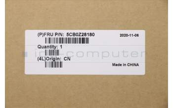 Lenovo 5CB0Z28180 COVER Upper CaseQ82AB_SLA_GY_EURO_ENG