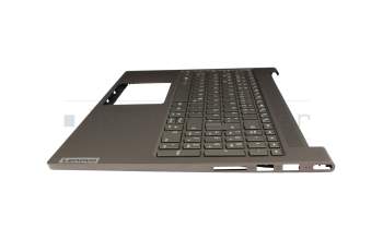 5CB0Z31025 original Lenovo keyboard incl. topcase DE (german) dark green/dark green with backlight
