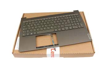 5CB0Z31025 original Lenovo keyboard incl. topcase DE (german) dark green/dark green with backlight