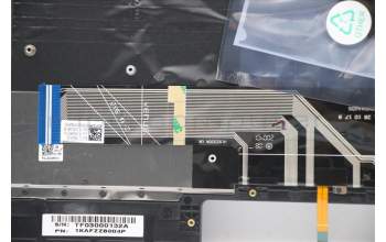 Lenovo 5CB0Z32098 C-Cover with keyboard, Belgian, Grey, Backlight