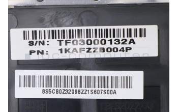 Lenovo 5CB0Z32098 C-Cover with keyboard, Belgian, Grey, Backlight