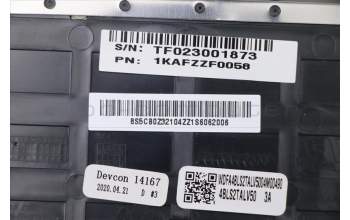Lenovo 5CB0Z32104 COVER Upper Case ASM_FR Q82A2 GY