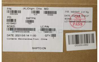 Lenovo 5CB0Z32204 COVER Upper Case ASM_CZ-SK B 82BB AB