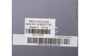 Lenovo 5CB0Z37706 C-Cover with keyboard, Switzerland, Slate Grey, Backlight, UK