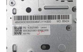 Lenovo 5CB0Z53063 COVER Upper Case ASM_US W 82GV PG