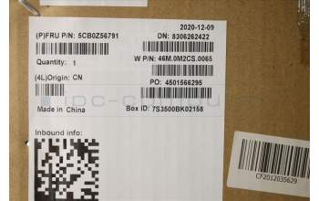 Lenovo 5CB0Z56791 COVER Upper Case ASM_CZ-SK W 82GW IB