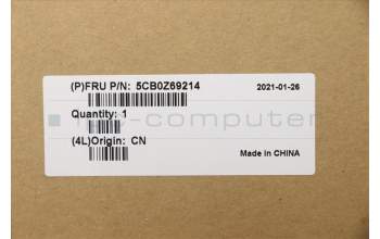 Lenovo 5CB0Z69214 COVER FRU D_COVER_SUB_ASSY_AL_BK