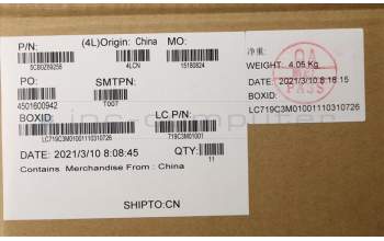 Lenovo 5CB0Z69258 COVER FRU T14G2_C_COV_WS_FP_SUB_ASSY_GY