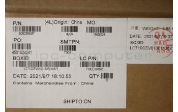 Lenovo 5CB0Z69357 COVER Tiger AMD_D Cover_WWAN 5G_Black