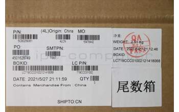 Lenovo 5CB0Z69361 COVER FR HT4B5_C_COVER_WS_FPSUB_ASSY
