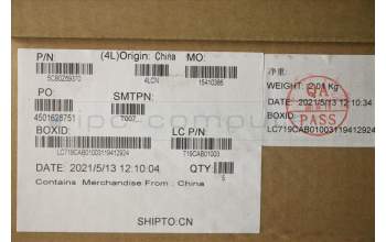 Lenovo 5CB0Z69370 COVER FRU C COVER ASSY WLAN BK MGAL