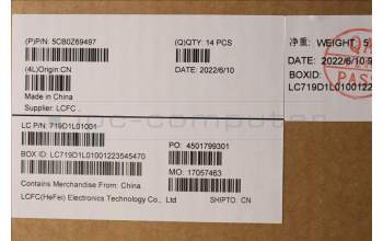 Lenovo 5CB0Z69497 COVER A_COVER_ASSY_BLACK_2.6T