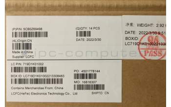 Lenovo 5CB0Z69498 COVER FRU B_COVER_IR_ASSY