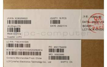Lenovo 5CB0Z69522 COVER FRU C_COVER_W/O FPR_HDD_ASSY_NL