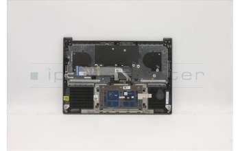 Lenovo 5CB0Z97205 C-Abdeckung mit Tastatur, Tschechisch/Slowakisch, Schiefergrau, Hintergrundbeleuchtung