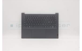 Lenovo 5CB0Z97221 C-Cover with keyboard,Nordic,Storm Grey