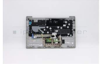 Lenovo 5CB1A13573 C-Cover with keyboard,German,Silver,Non_Backlight,Fingerprint