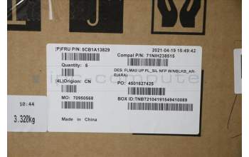 Lenovo 5CB1A13829 COVER Upper C81YM PL_SIL NFP NBLKB_ARE