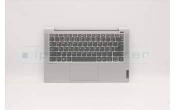 Lenovo 5CB1A14031 C-Cover with keyboard,Portuguese,Silver,Non_Backlight,FingerPrint