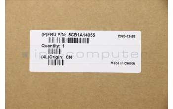 Lenovo 5CB1A14055 C-Abdeckung mit Tastatur, Belgisch, Schwarz, Hintergrundbeleuchtung, Fingerabdruck