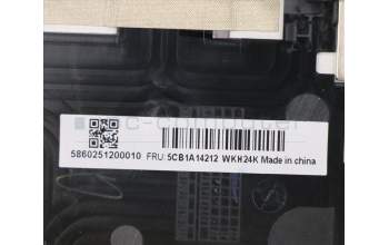 Lenovo 5CB1A14212 COVER Upper C81YM AL_SIL FP BLKB_NORDI
