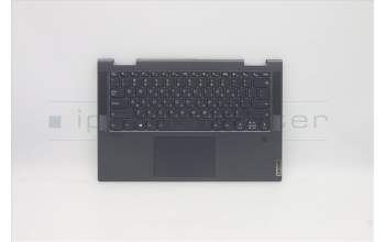 Lenovo 5CB1A14280 C-Cover with keyboard,Hebrew,Storm Grey