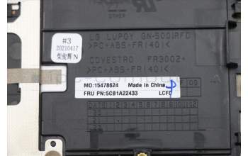 Lenovo 5CB1A22433 COVER Upper Case ASM_FRA L82BJ DM