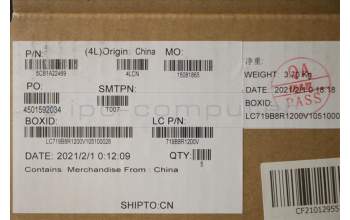 Lenovo 5CB1A22469 COVER Upper Case ASM_HBW L82BJ SG