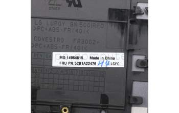 Lenovo 5CB1A22476 C-Cover with keyboard,Nordic,Storm Grey