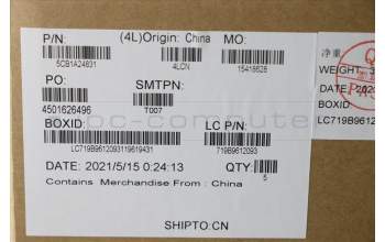 Lenovo 5CB1A24831 COVER Upper Case ASM_GERL81YQBLNFPPGML