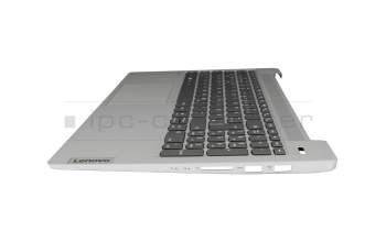 5CB1A24863 original Lenovo keyboard incl. topcase DE (german) anthracite/silver with backlight fingerprint