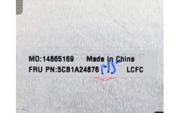 Lenovo 5CB1A24876 COVER Upper Case ASM_SPAL81YQBLFPPGML