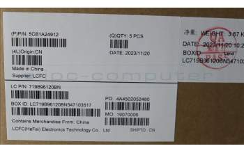 Lenovo 5CB1A24912 COVER Upper Case ASM_TURL81YQBLNFPGGML