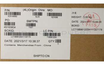 Lenovo 5CB1A98982 COVER Upper Case ASM_SPAL81YQNBLNFPPGML