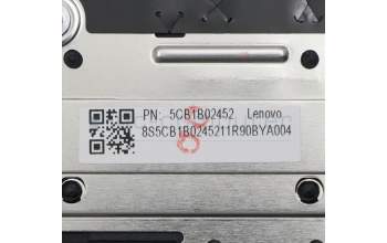 Lenovo 5CB1B02452 COVER Upper Case ASM_HBW W 20V9 MG