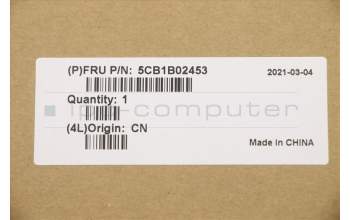 Lenovo 5CB1B02453 COVER Upper Case ASM_GRE W 20V9 MG